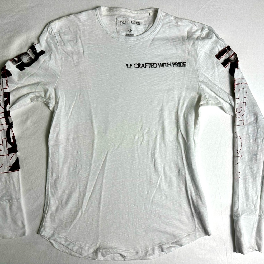 Men’s True Religion Long Sleeve Graphic T-Shirt Size S
